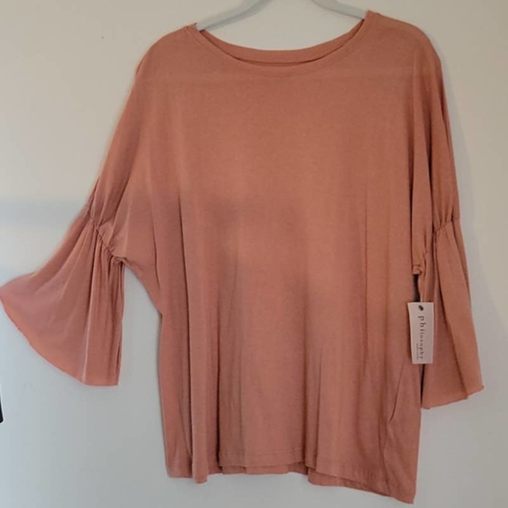 Philosophy womens bell sleeve top NWT